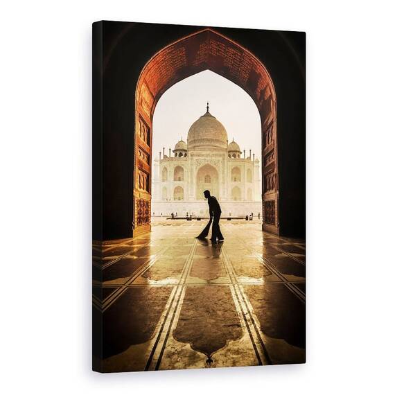 Tablou Canvas - Taj Mahal Curat, Marime: 60 x 90 cm - - Roveli