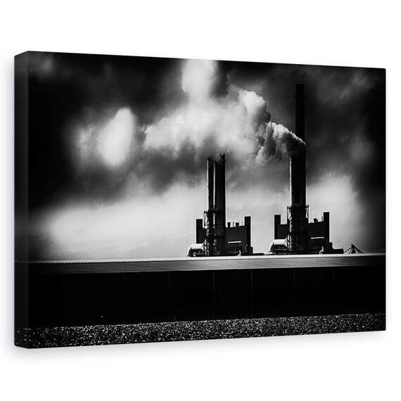 Tablou Canvas - Poluare, Marime: 60 x 90 cm - - Roveli