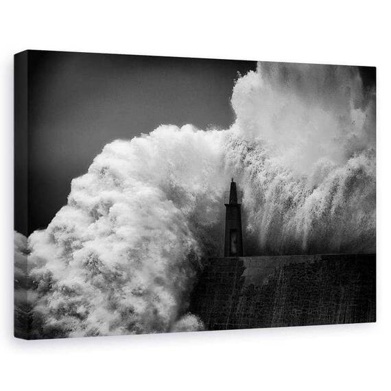 Tablou Canvas - Imbratisand Farul, Marime: 60 x 90 cm - - Roveli