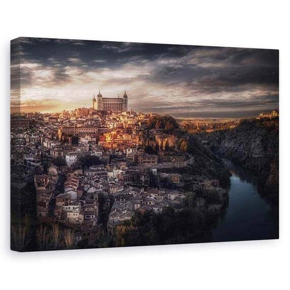 Tablou Canvas - Toledo, Marime: 60 x 90 cm - - Roveli