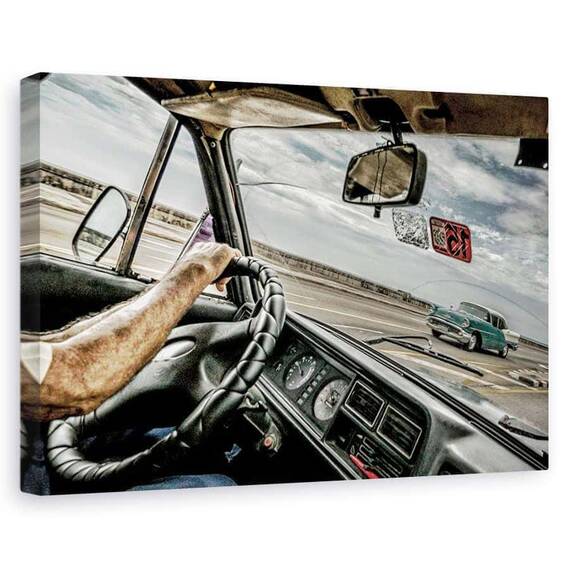 Tablou Canvas - Malecon, Havana, Marime: 60 x 90 cm - - Roveli