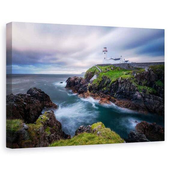Tablou Canvas - Farul Fanad, Marime: 60 x 90 cm - - Roveli