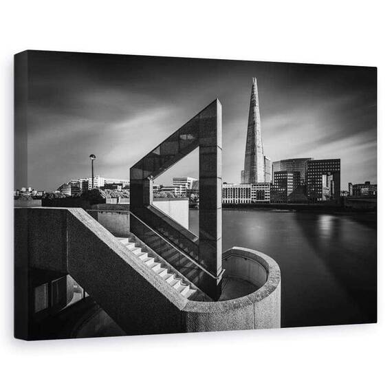 Tablou Canvas - Ciobul In Geometrie, Marime: 60 x 90 cm - - Roveli