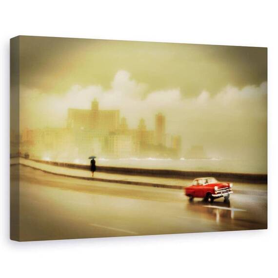 Tablou Canvas - Havana Malecon, Marime: 60 x 90 cm - - Roveli