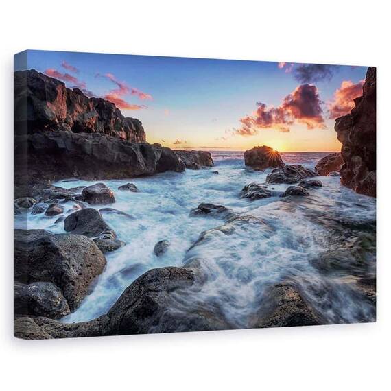 Tablou Canvas - Stanci In Lumina Soarelui, Marime: 60 x 90 cm - - Roveli