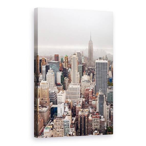 Tablou Canvas - Zi Cetoasa In Manhattan, Marime: 60 x 90 cm - - Roveli