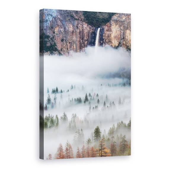 Tablou Canvas - Ceata De Toamna, Marime: 60 x 90 cm - - Roveli