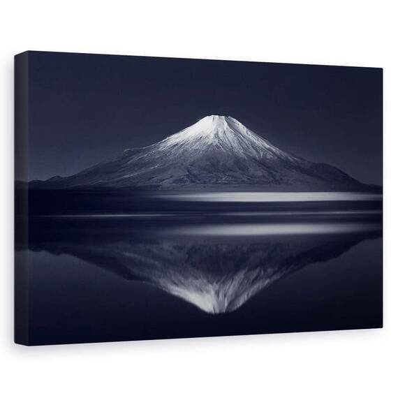 Tablou Canvas - Reflectie Fuji, Marime: 60 x 90 cm - - Roveli