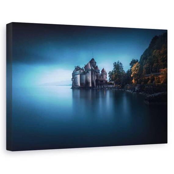 Tablou Canvas - Fortificatia In Lumina, Marime: 60 x 90 cm - - Roveli