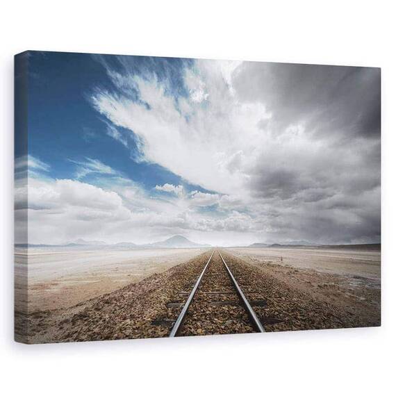 Tablou Canvas - Drumul Cel Lung, Marime: 60 x 90 cm - - Roveli