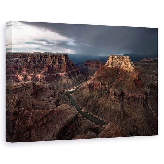 Tablou Canvas - Confluenta, Marime: 60 x 90 cm - - Roveli