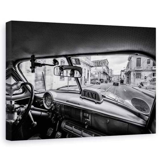 Tablou Canvas - Calatorind Pe Strazile Cubaneze, Marime: 60 x 90 cm - - Roveli
