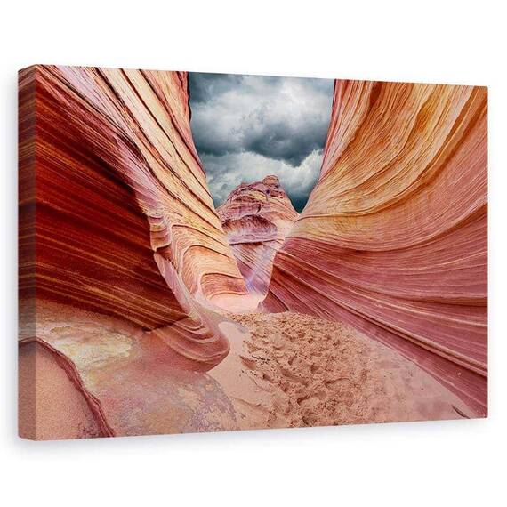 Tablou Canvas - Calareti Pe Furtuna, Marime: 60 x 90 cm - - Roveli