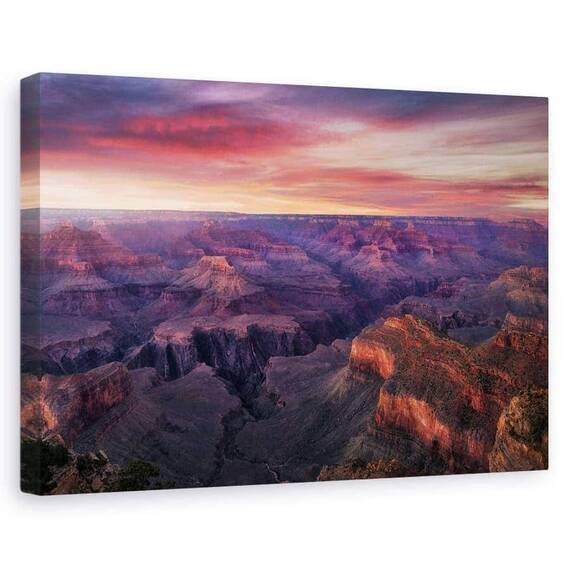 Tablou Canvas - Canion In Flacari, Marime: 60 x 90 cm - - Roveli
