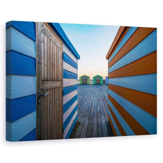 Tablou Canvas - Colibele De Plaja Pe Dig, Marime: 60 x 90 cm - - Roveli