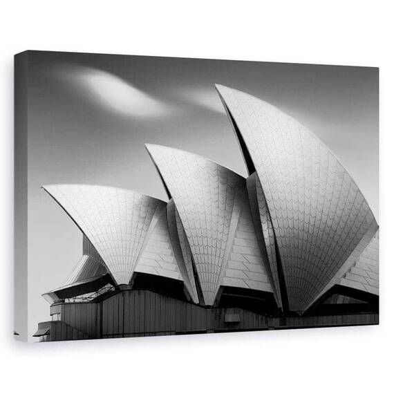 Tablou Canvas - Profilul Operei Din Sidney, Marime: 60 x 90 cm - - Roveli