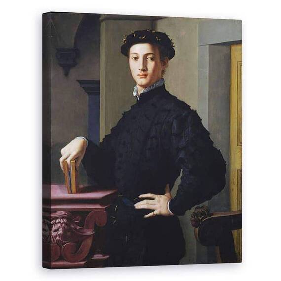 Tablou Canvas - Agnolo di Cosimo Bronzino - Portret De Un Tanar - - Roveli