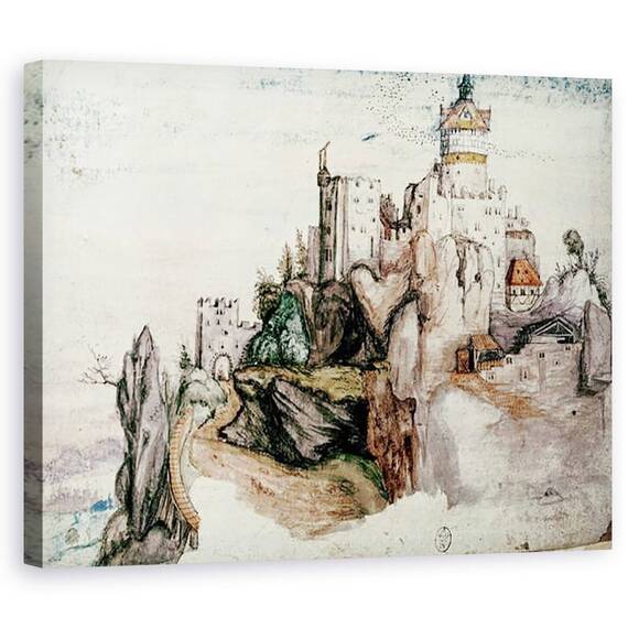 Tablou Canvas - Albrecht Durer - Castelul fortificat - - Roveli