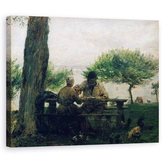 Tablou Canvas - Adolphe-Felix Cals - Masa la Honfleur - - Roveli