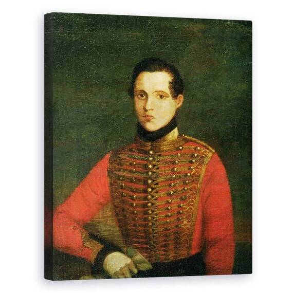 Tablou Canvas - A. Chelyshev - Portretul Poetului Michail Lermontov - - Roveli