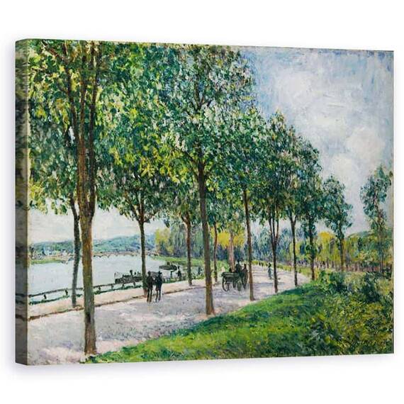 Tablou Canvas - Alfred Sisley - Allée De Castani - - Roveli