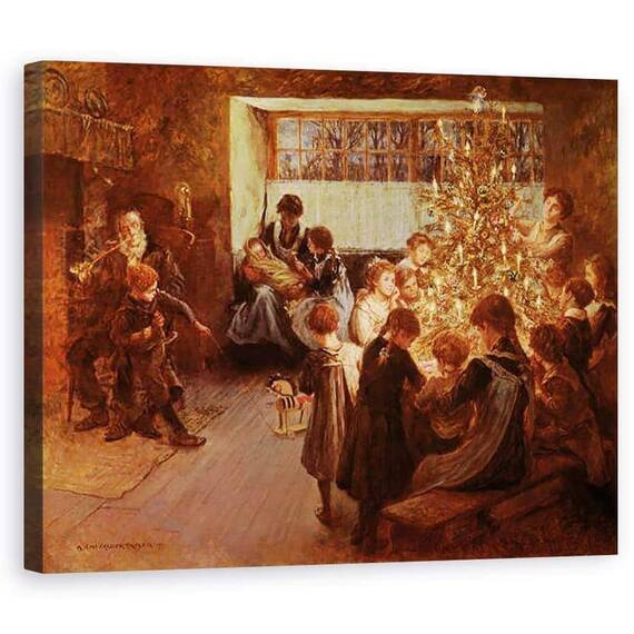 Tablou Canvas - Albert Chevallier Tayler - Bradul de Craciun - - Roveli