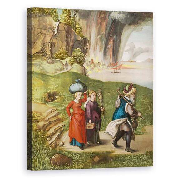 Tablou Canvas - Albrecht Durer - Lot si fiicele sale - - Roveli