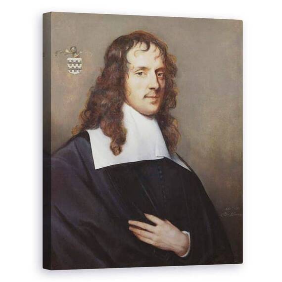 Tablou Canvas - Adriaen Hanneman - Portret De Nicolas van der Haer - - Roveli