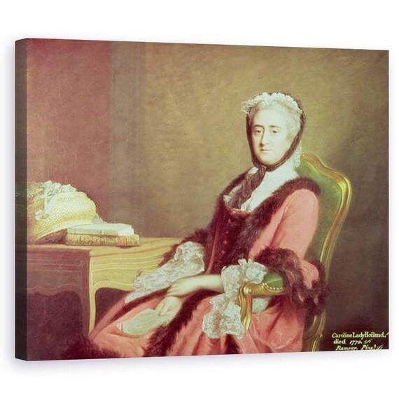 Tablou Canvas - Allan Ramsay - Lady Holland - - Roveli