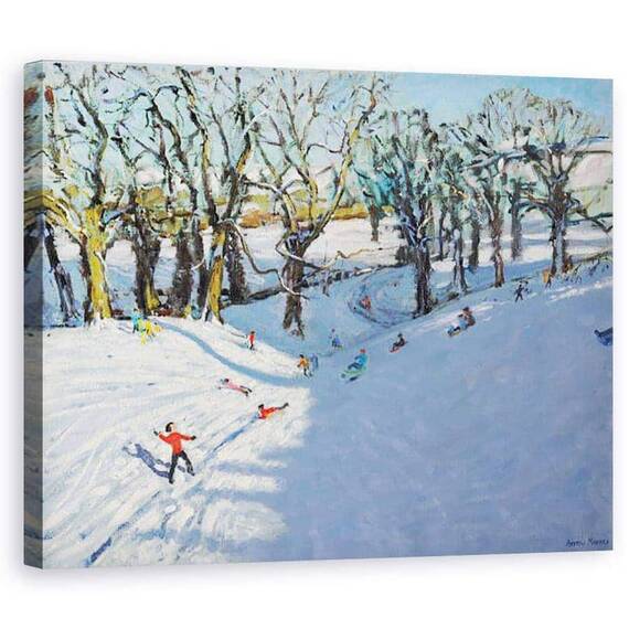 Tablou Canvas - Andrew Macara - Iarna, Rowsley, Derbyshire - - Roveli