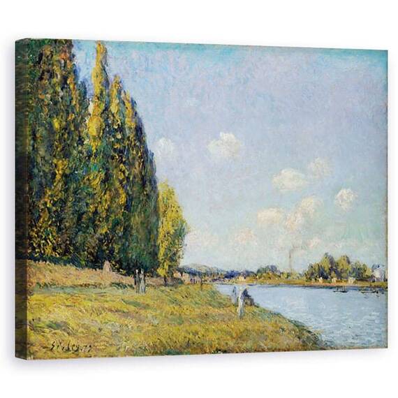 Tablou Canvas - Alfred Sisley - Sena la Billancourt - - Roveli