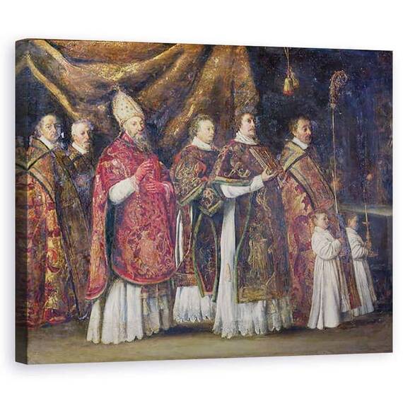Tablou Canvas - Antoine Le Nain - Liturghia Pontificala sau - - Roveli