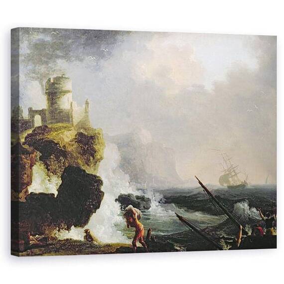 Tablou Canvas - Charles Francois Lacroix de Marseille - Furtuna - - Roveli