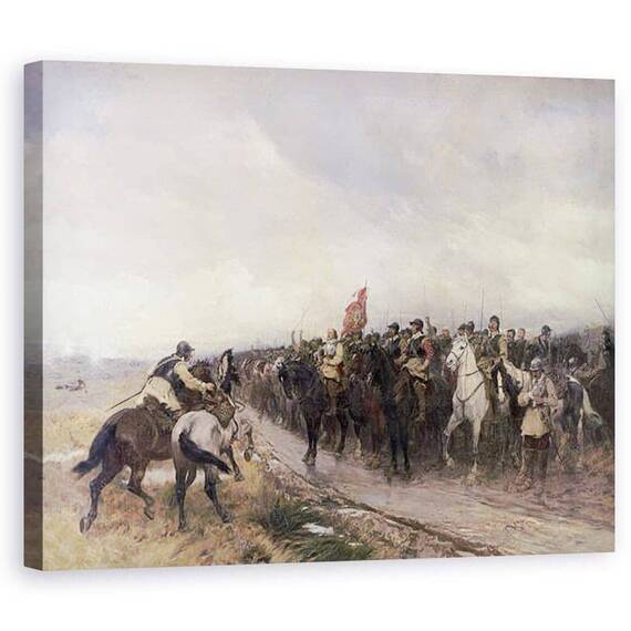 Tablou Canvas - Andrew Carrick Gow - Cromwell la Dunbar - - Roveli