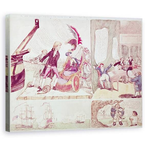 Tablou Canvas - Scoal Americana - Un filozof vechi de predare fiul sau nebun proiecte economice - - Roveli