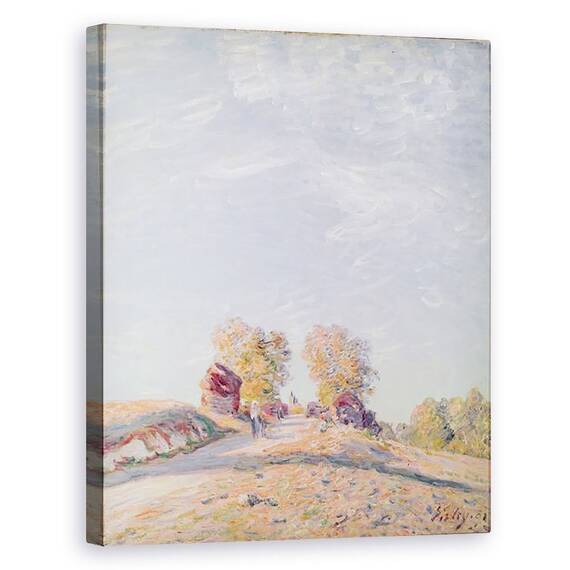 Tablou Canvas - Alfred Sisley - Uphill Road in Sunshine - - Roveli