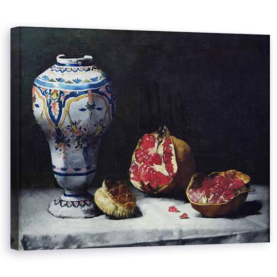 Tablou Canvas - Auguste Theodule Ribot - Natura statica cu rodie - - Roveli