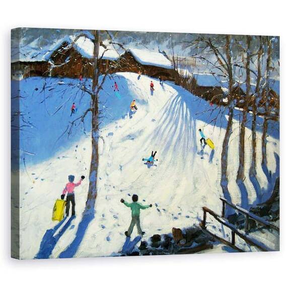 Tablou Canvas - Andrew Macara - Podul pietonal - - Roveli