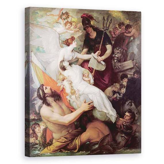 Tablou Canvas - Benjamin West - Nemurirea lui Nelson - - Roveli