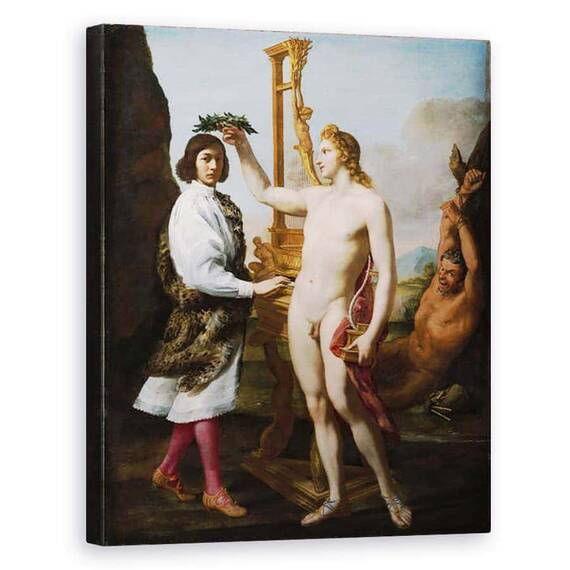 Tablou Canvas - Andrea Sacchi - Marcantonio Pascalini incoronat de Apollo - - Roveli