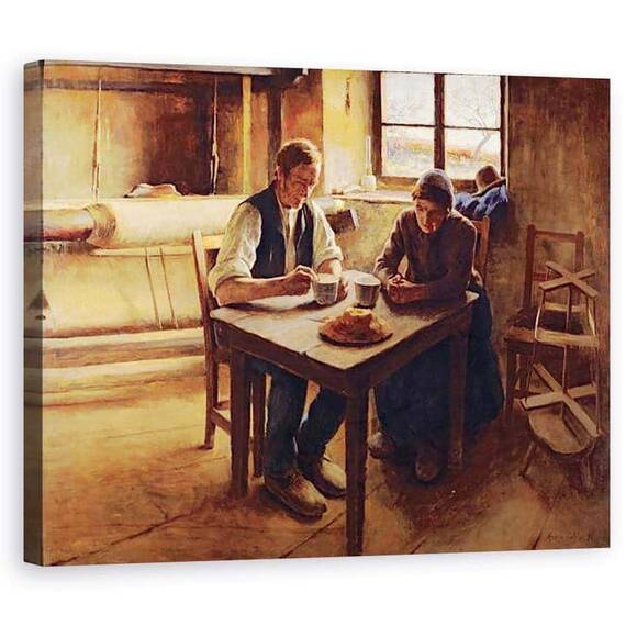 Tablou Canvas - Andre Collin - Oameni saraci - - Roveli