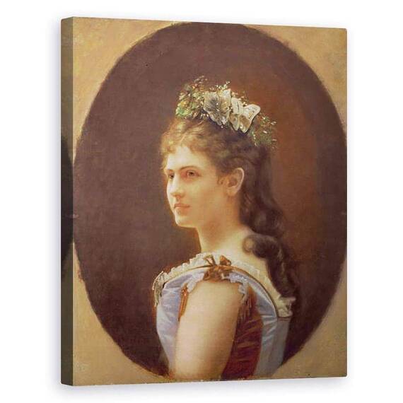 Tablou Canvas - Anonymous - Katharina Schratt, stapana imparatului Franz Joseph al Austriei - - Roveli