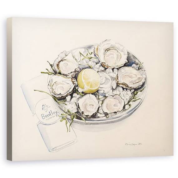 Tablou Canvas - Alison Cooper - O farfurie de stridii - - Roveli