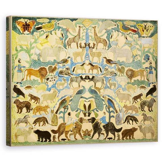 Tablou Canvas - Scoal Americana - Decuparea animalelor - - Roveli