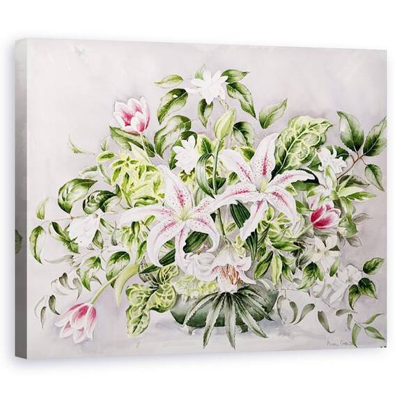 Tablou Canvas - Alison Cooper - Natura statica cu crini - - Roveli