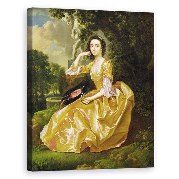 Tablou Canvas - Francis Hayman - Doamna Mary Chauncey - - Roveli
