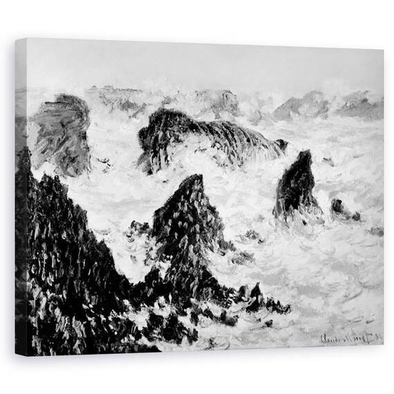 Tablou Canvas - Claude Monet - Stancile Belle-Ile - - Roveli
