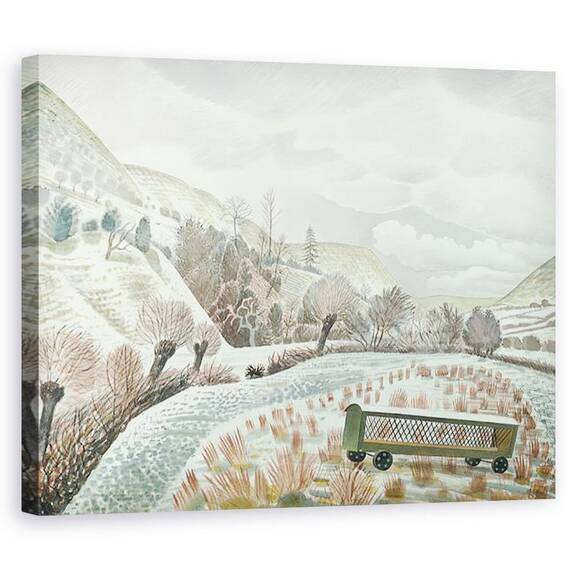 Tablou Canvas - Eric Ravilious - Anul Nou zapada - - Roveli