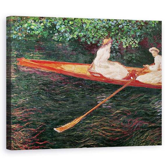 Tablou Canvas - Claude Monet - Pistoale pe raul Epte - - Roveli