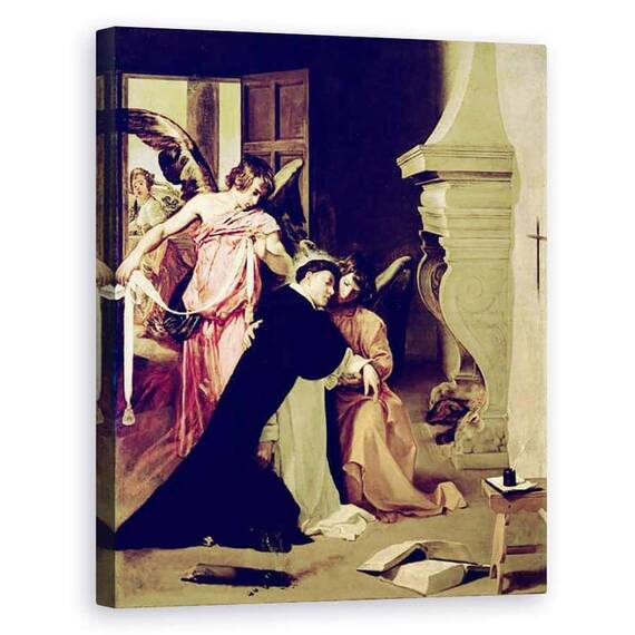 Tablou Canvas - Diego Rodriguez de Silva y Velazquez - Tentatia Sfantului Toma Aquinas - - Roveli